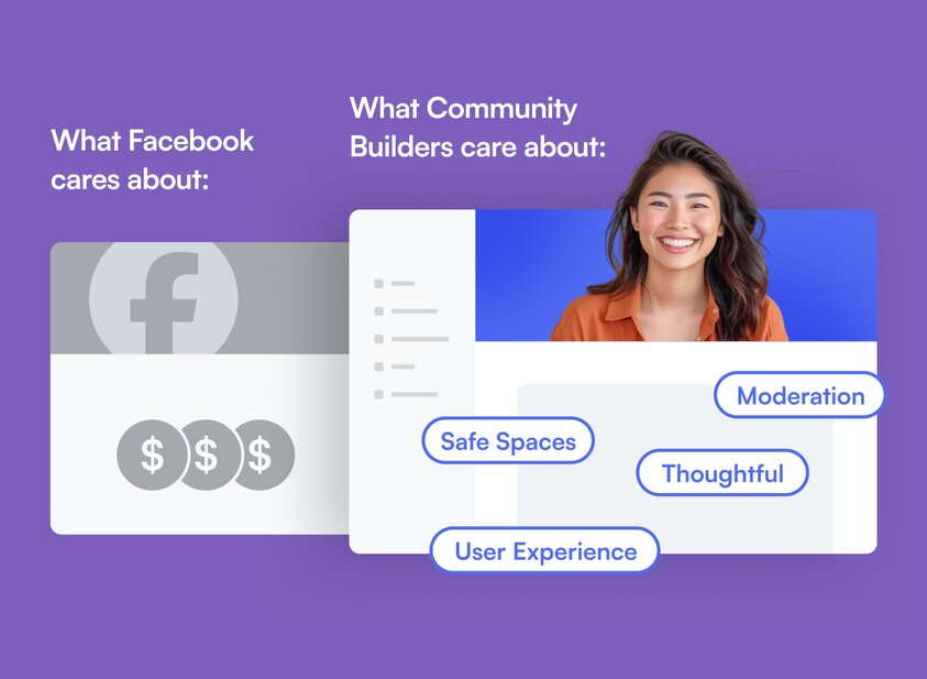 What Facebook cares about vs what community builders care about