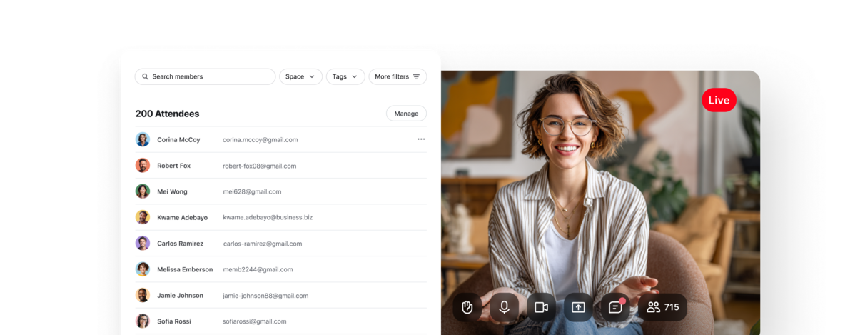 Point members to relevant conversations