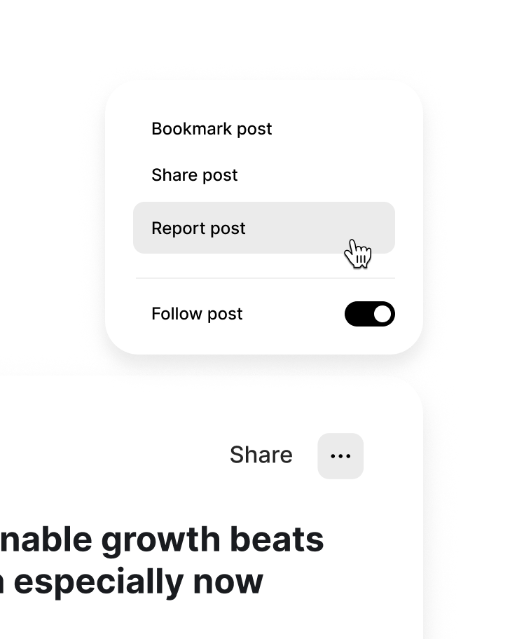 Spot negative sentiment in posts or comments