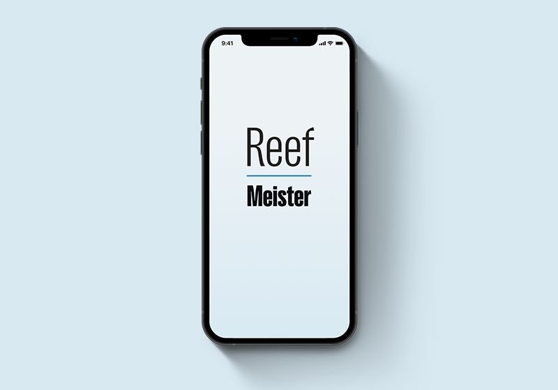 Reef Meister mobile app for SmartRef digital refractometer