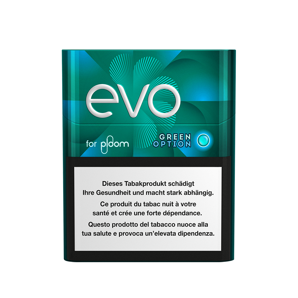 Pack of EVO sticks Green Option for Ploom