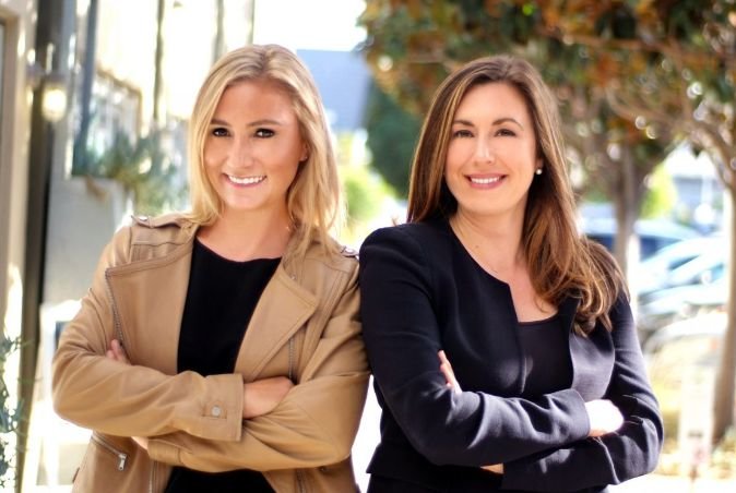 Bianca Padilla standing with some care products