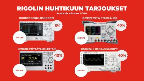 Huhtikuun Rigol kampanja!