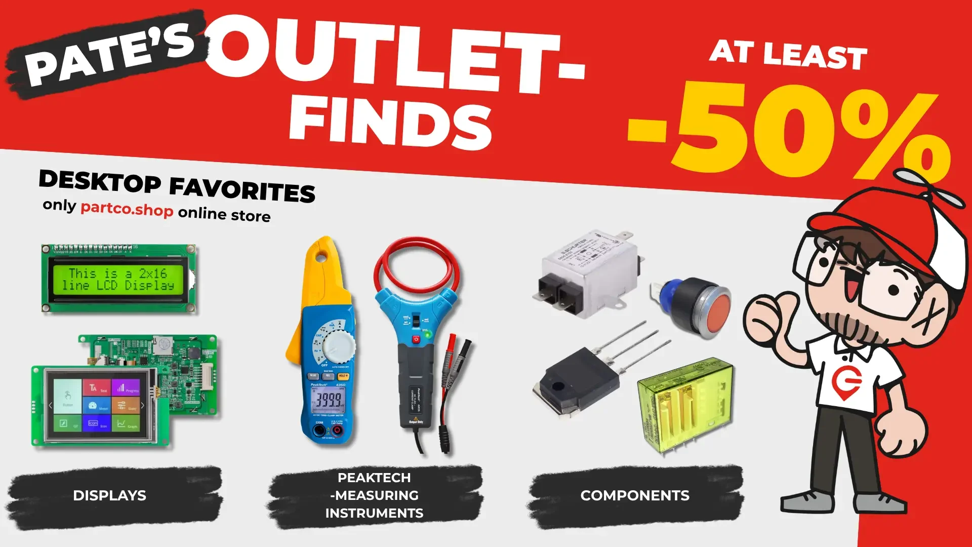 Pate’s Latest Outlet Picks at 50% Off or More