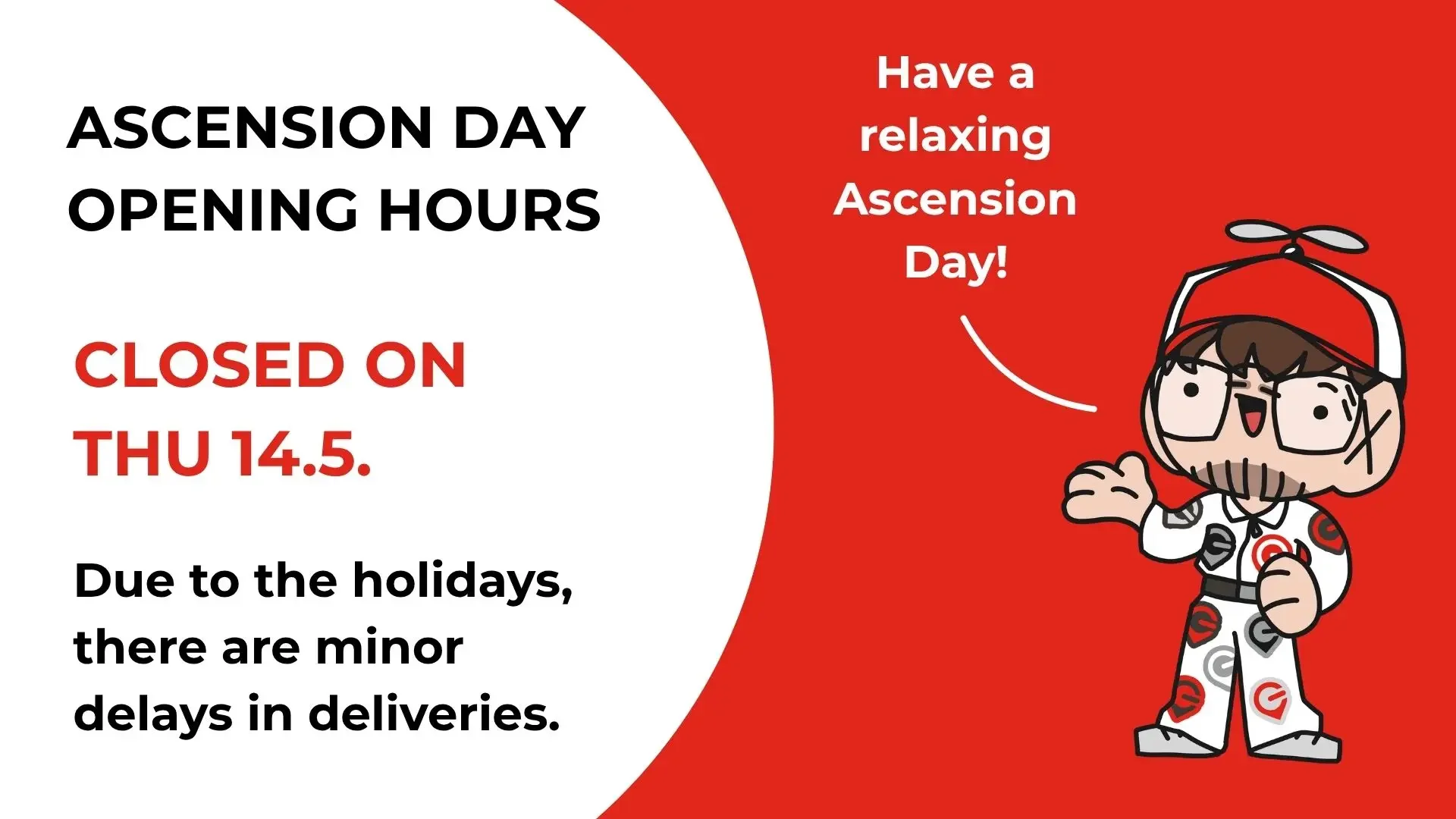 Ascension Day Hours