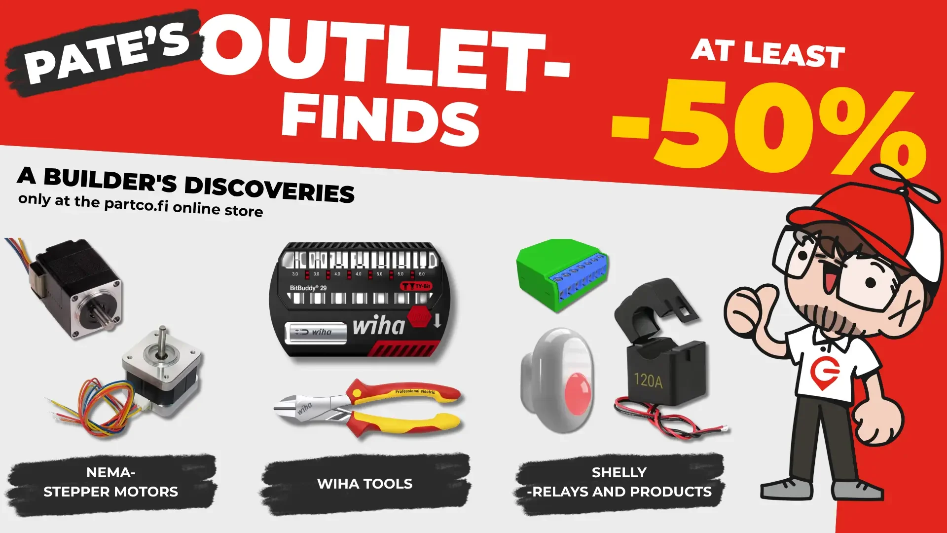 Pate’s Outlet Picks: Online Finds with at Least 50% Off