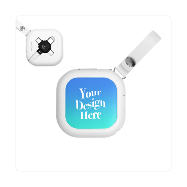  Customizable 3-in-1 retractable charging cable + phone stand from Wayo