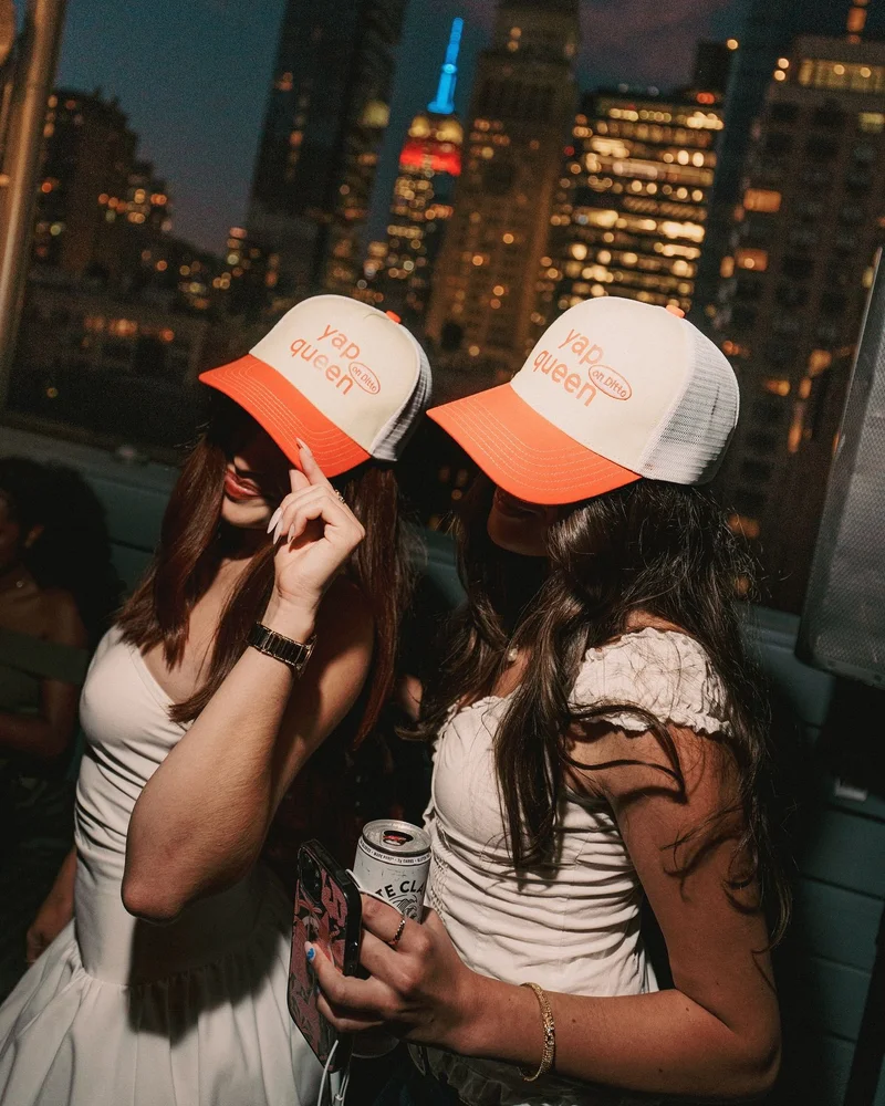 Team wearing custom Wayo hats
