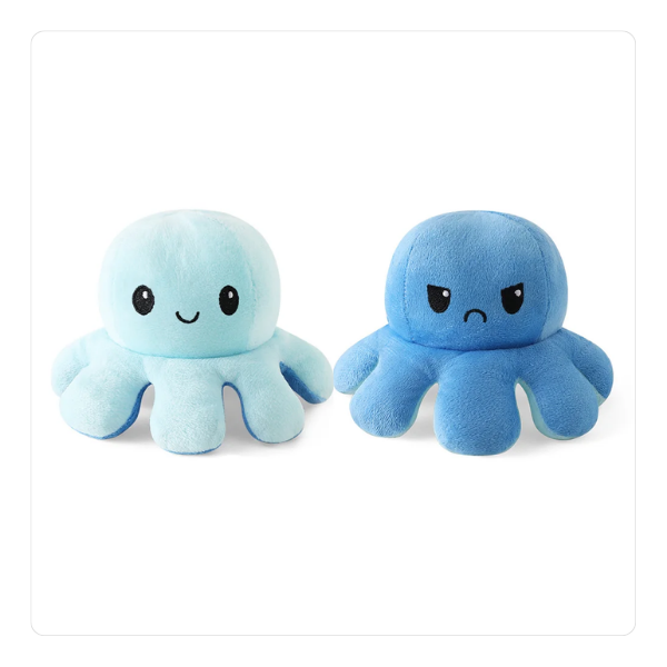 Custom Reversible Octopus Plushie (8