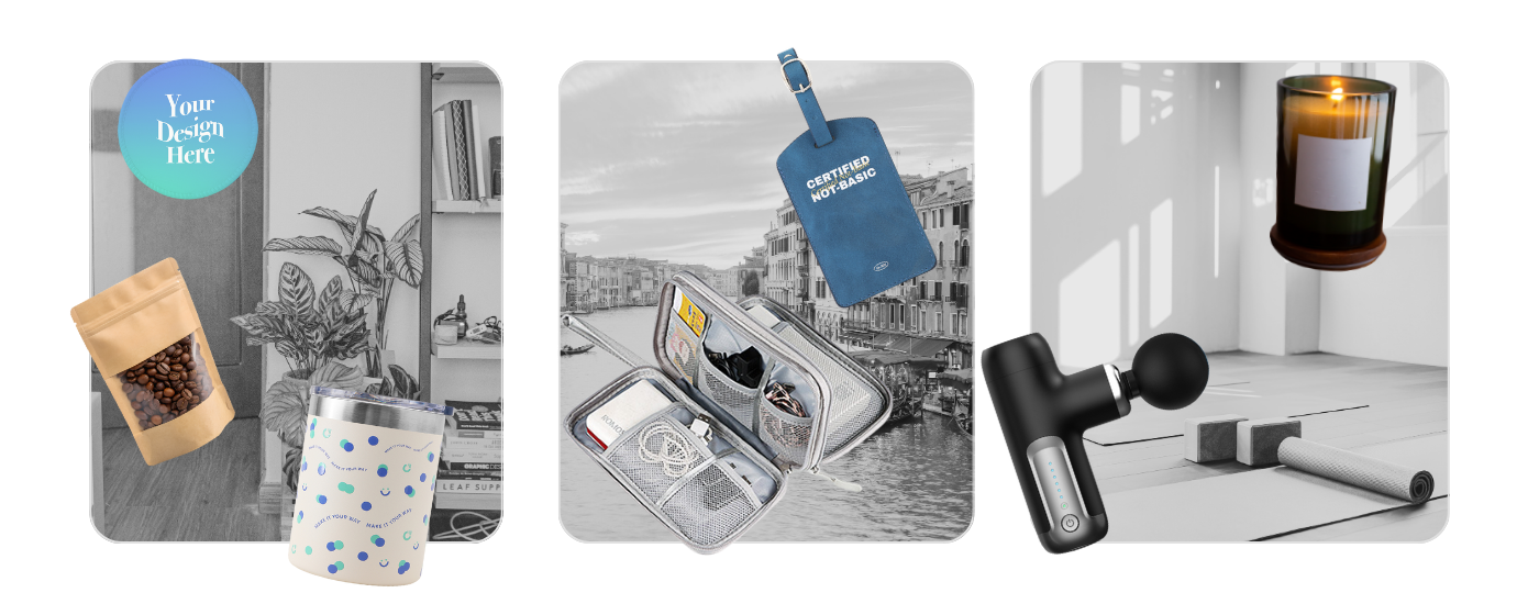 Personalized employee gift ideas — mugs, wine accessories, and speakers for modern corporate gifting in 2025.