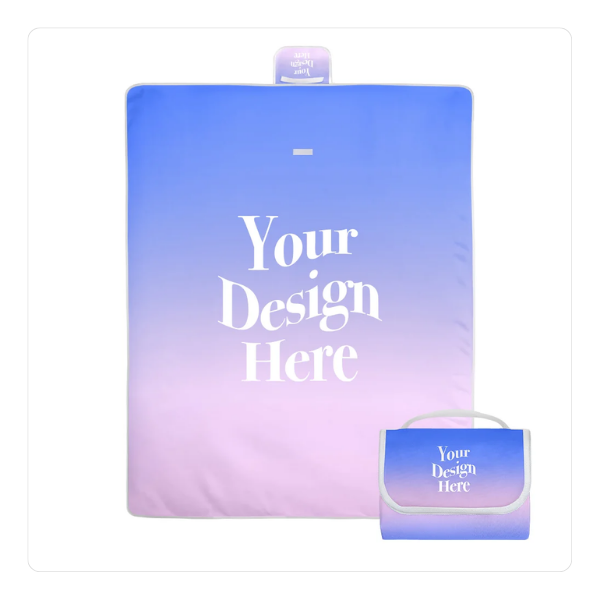 Custom Roll-Up Picnic Blanket from Wayo