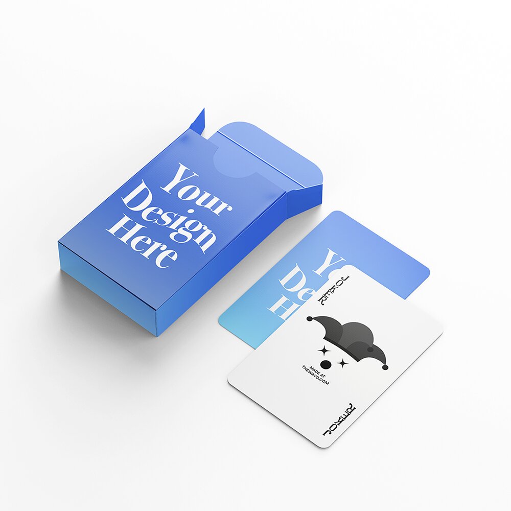 Custom Waterproof Playing Card Deck (Custom Card Back + Box) from Wayo