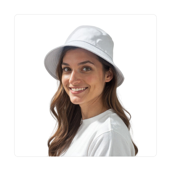Customizable 100% cotton bucket hat from Wayo