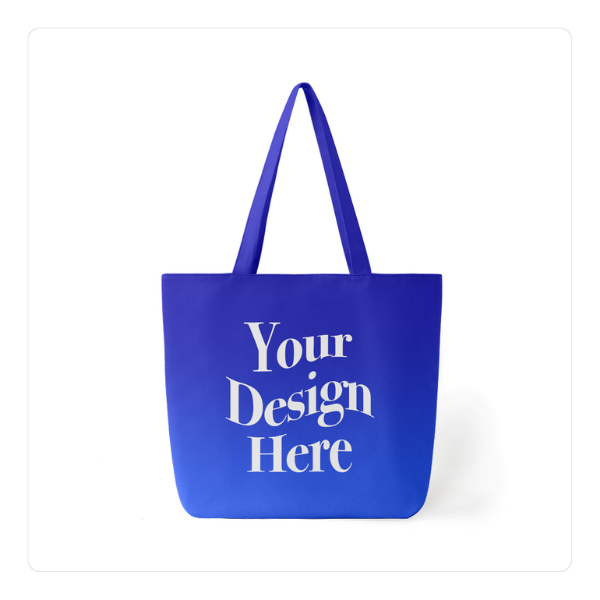 Velour Velvet-Textured Tote Bag with Canvas Liner from Wayo