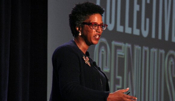 Linda Hill at Eduventures Summit 2015 - Eduventures Wake-Up Call - innovation opportunity gap -12.8.15