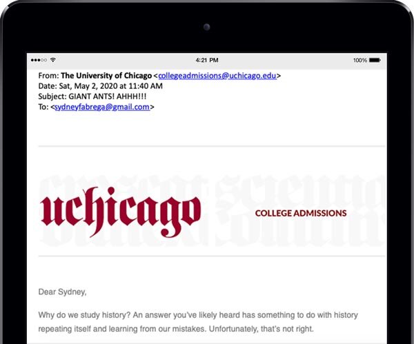 recruitment communication strategy-UChicago