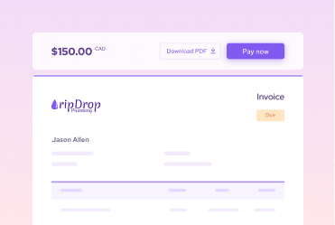 Invoicing