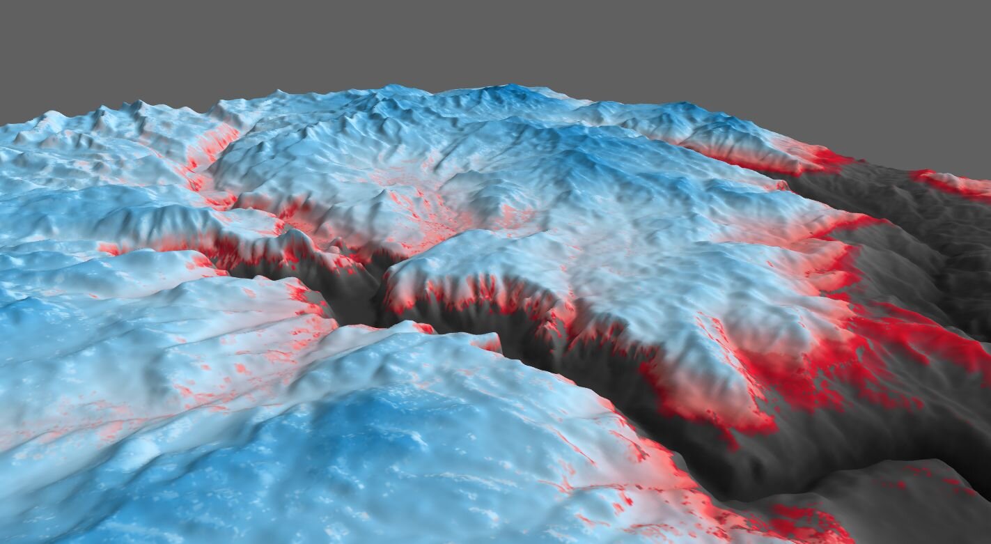 3D model of Snow Water Equivalent