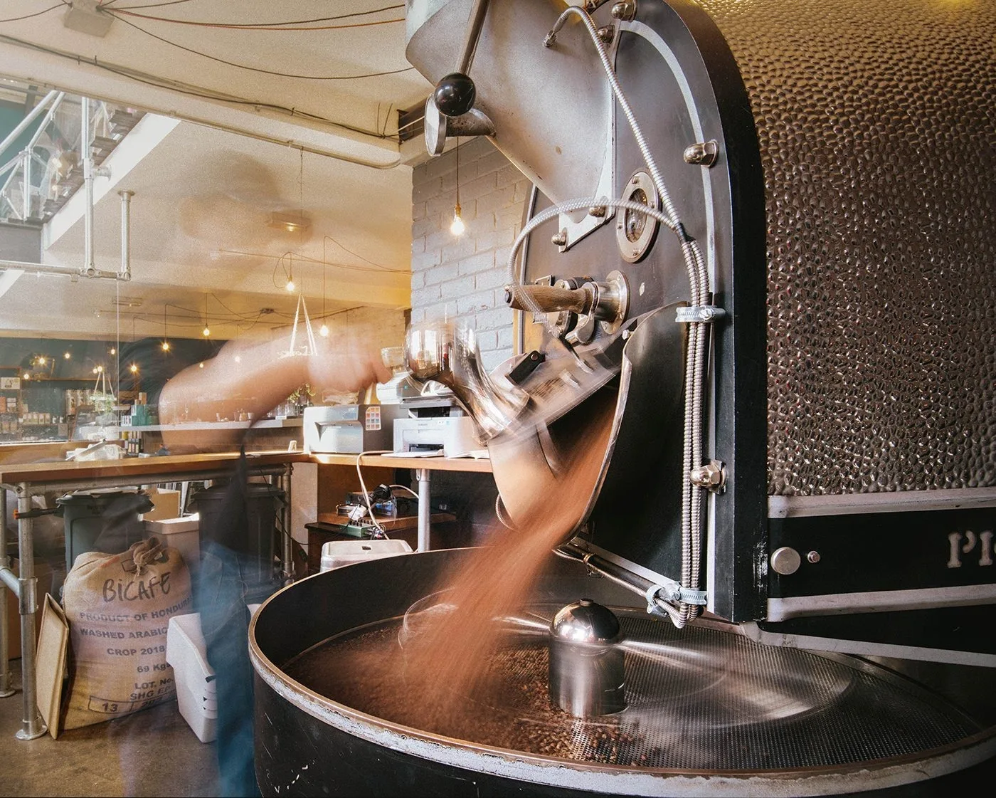 Steampunk Coffee Roaster, North Berwick