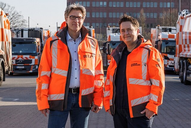 Bianka Rieder und Markus Bokelmann als Geschäftsführung von Berlin Recycling im Oktober 2025