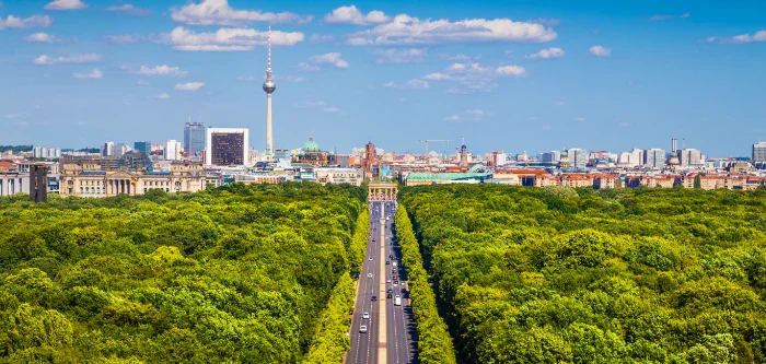 Berlin Recycling Fahne