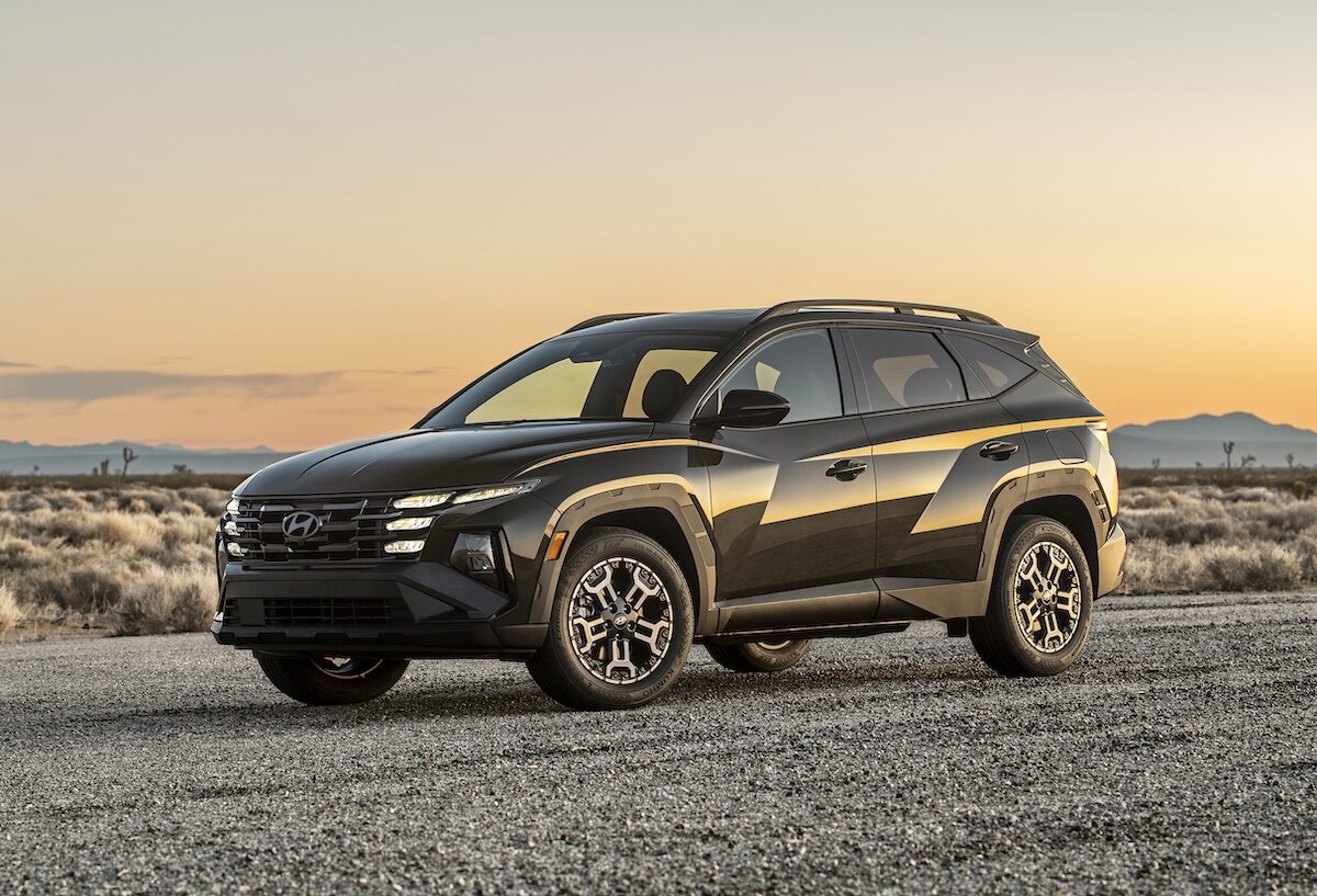 2026 Hyundai Tucson XRT front static with evening light