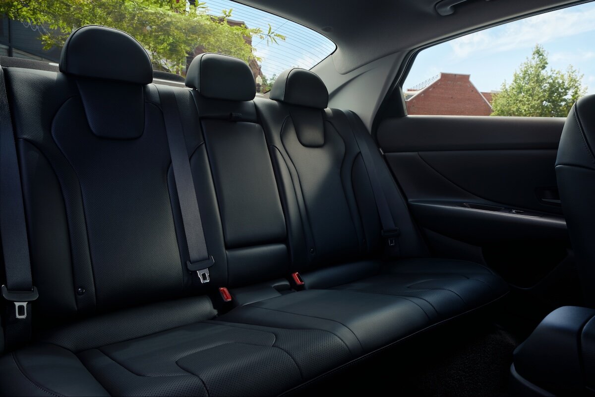 2026 Hyundai ELANTRA rear seats with lots of space