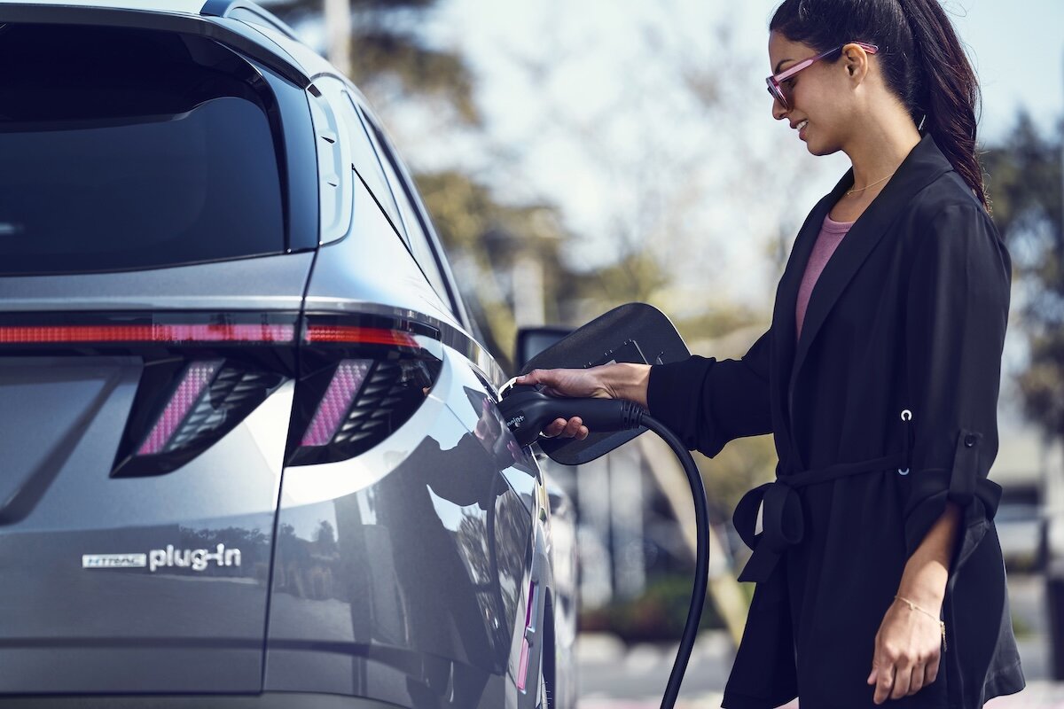 2026 Hyundai Tucson PHEV person charging