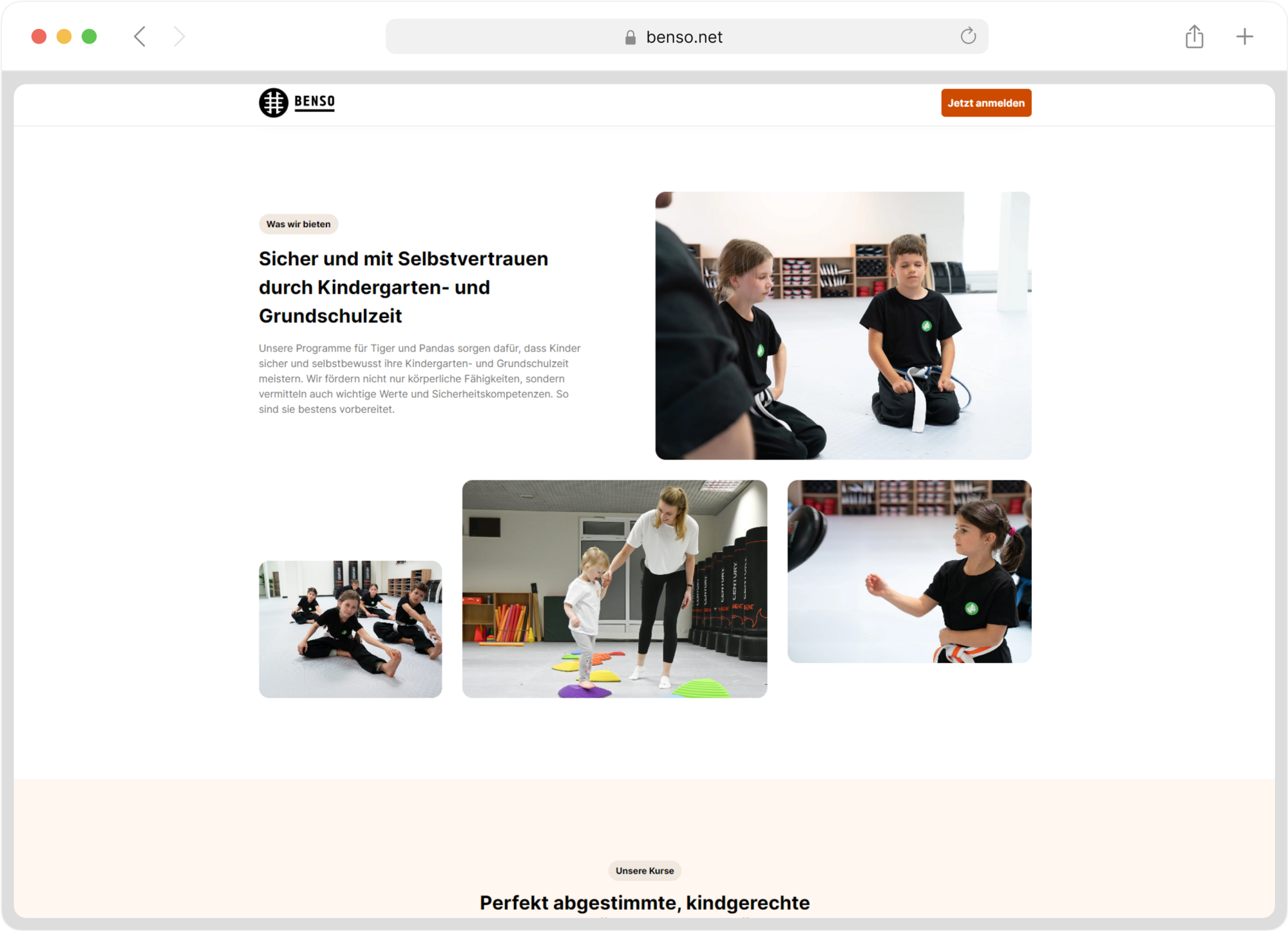 Landingpage Kennenlerntag