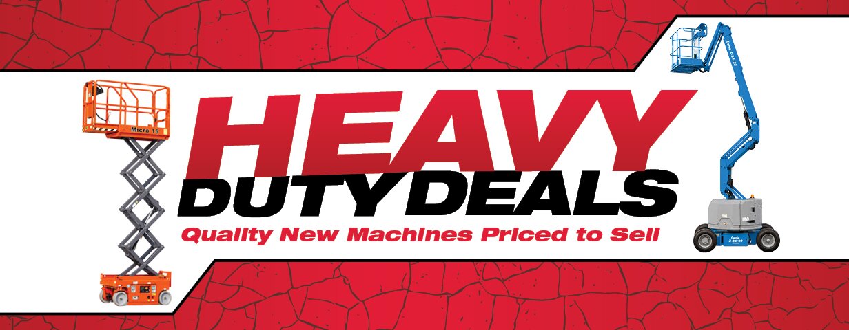 Heavy Duty Deals on new scissor lifts and boom lifts available for sale through Access Hire Australia.