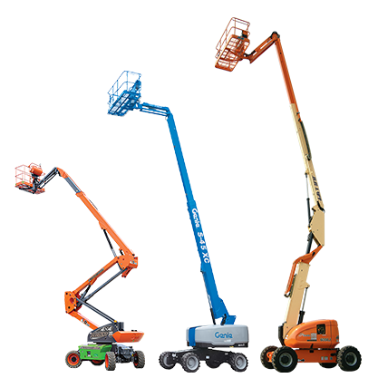 Range of boom lifts including telescopic and articulating boom lifts available from Access Hire Australia.