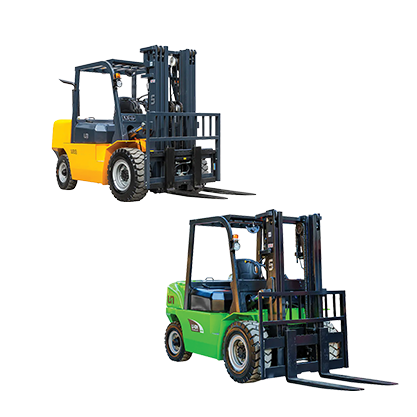 Range of forklifts for lifting, moving and handling materials, available from Access Hire Australia.