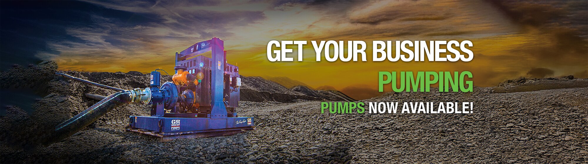High-capacity pump operating on a worksite, promoting pump hire and dewatering solutions available through Access Hire.