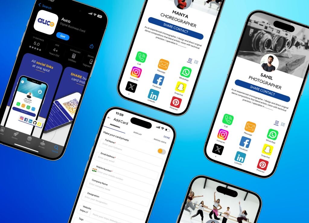 AUCO - Next-Gen Business Card Sharing App
