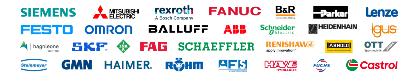 Picture shows some of SPAREPARTSNOW most famous brands