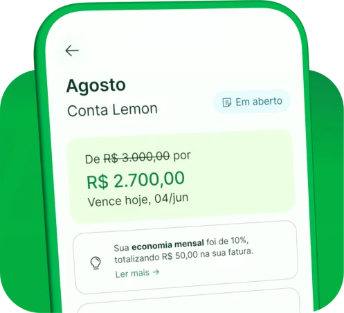 Imagem do aplicativo da Lemon