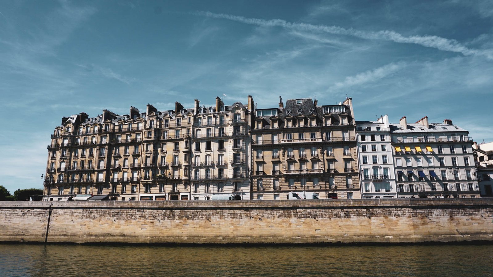 Building along the Seine in Paris