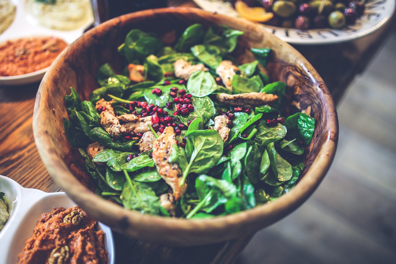 Close up of a salad