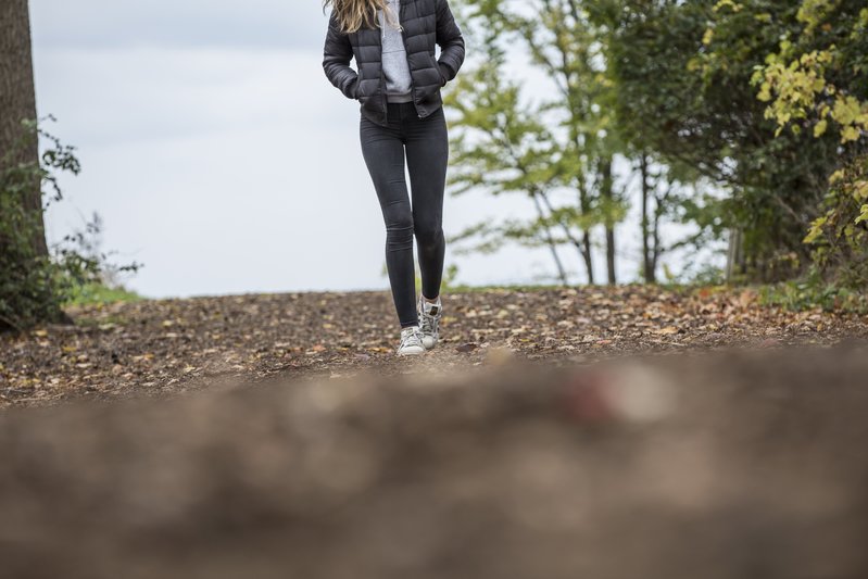 Person walking outdoor