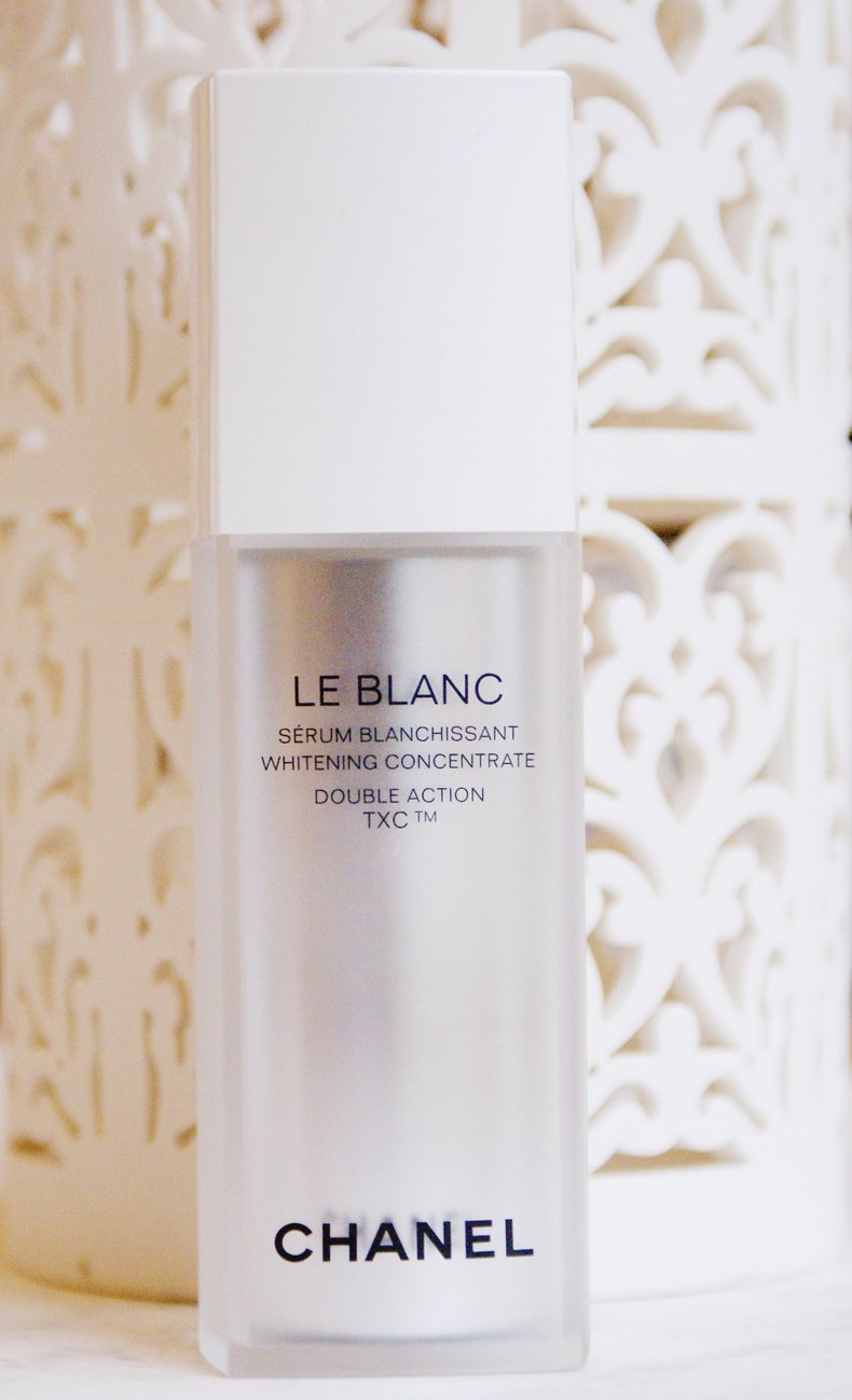 Close up of Chanel le Blanc serum