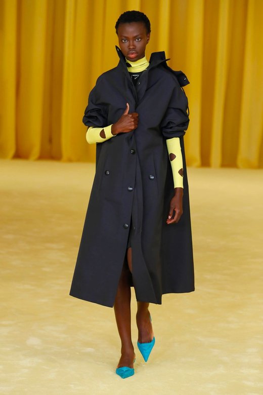 Model wearing Prada SS21