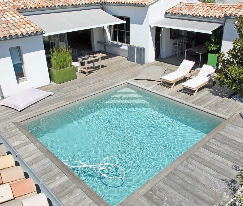 Graphique et tendance : zoom sur la piscine carrée