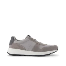 TRVL LITE Retro Runner Sneaker in Water Repellent Grey shown.