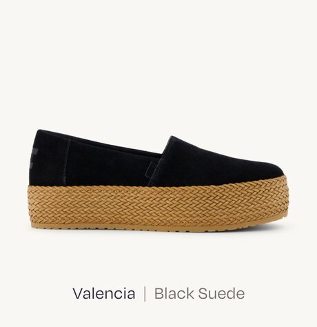Valencia | Black Suede.