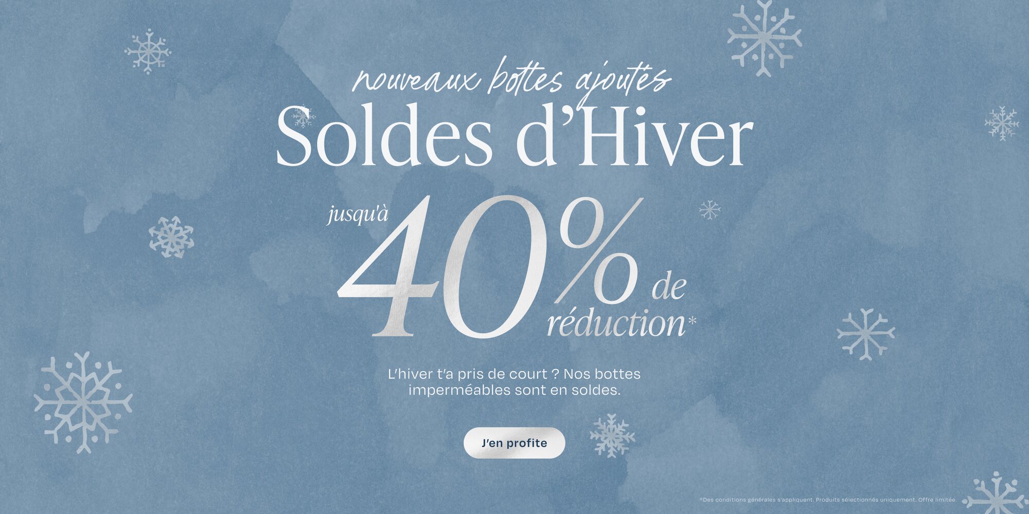 Magasin de vente d'hiver