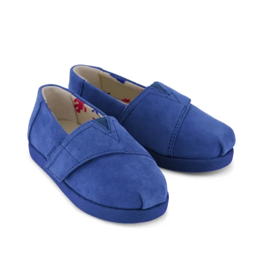 Water Repellent Electric Blue Suede shown.