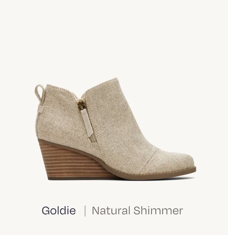 Goldie | Natural Shimmer.
