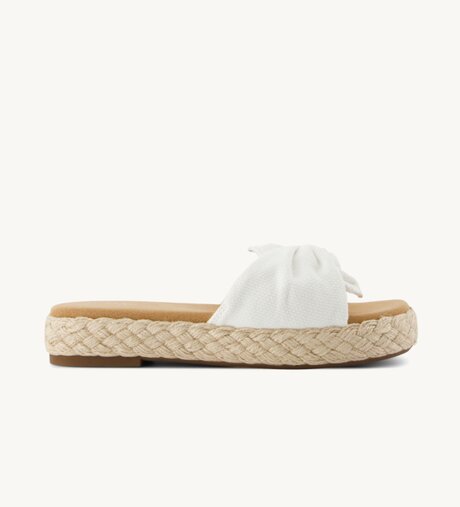 Abby Slide Flatform Espadrille Sandal shown.