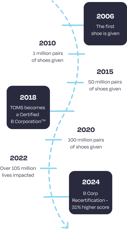 A timeline of the legacy of TOMS.