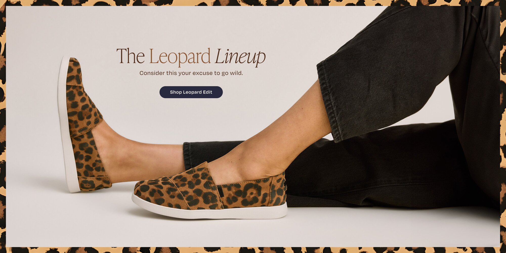 The Leopard Lineup. Consider this your excuse to go wild. Shop Leopard Edit. Alpargata Plus in leopard print suede shown.